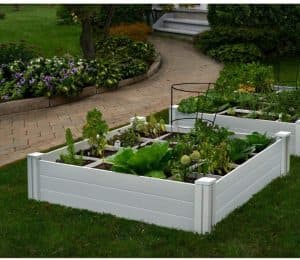Garden Bed with Grow Grid
