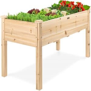 Wood Planter Box Stand