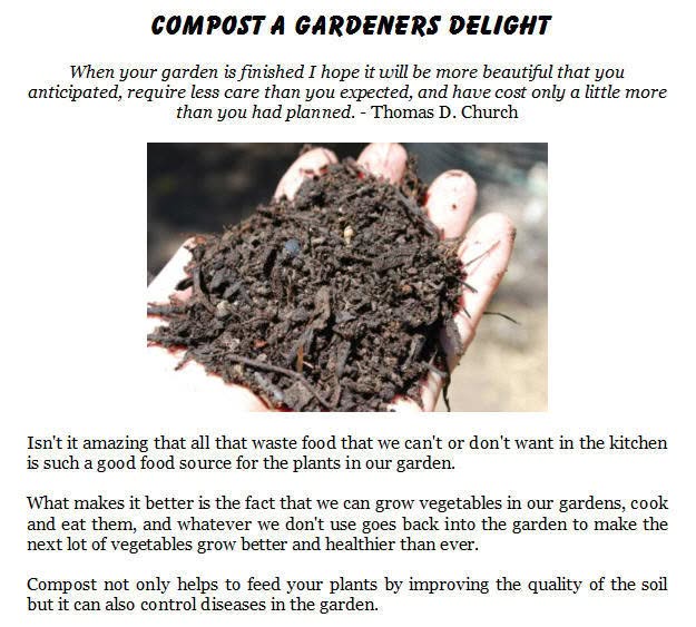 Why Compost is a Gardeners Delight
