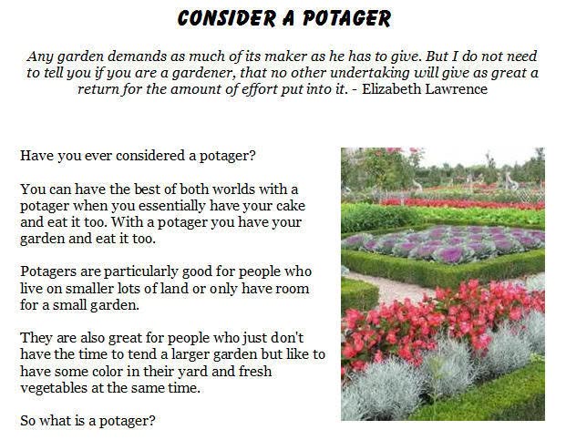 How To Design A Potager Garden