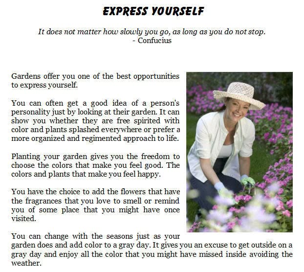 Expressing Yourself Through Gardening